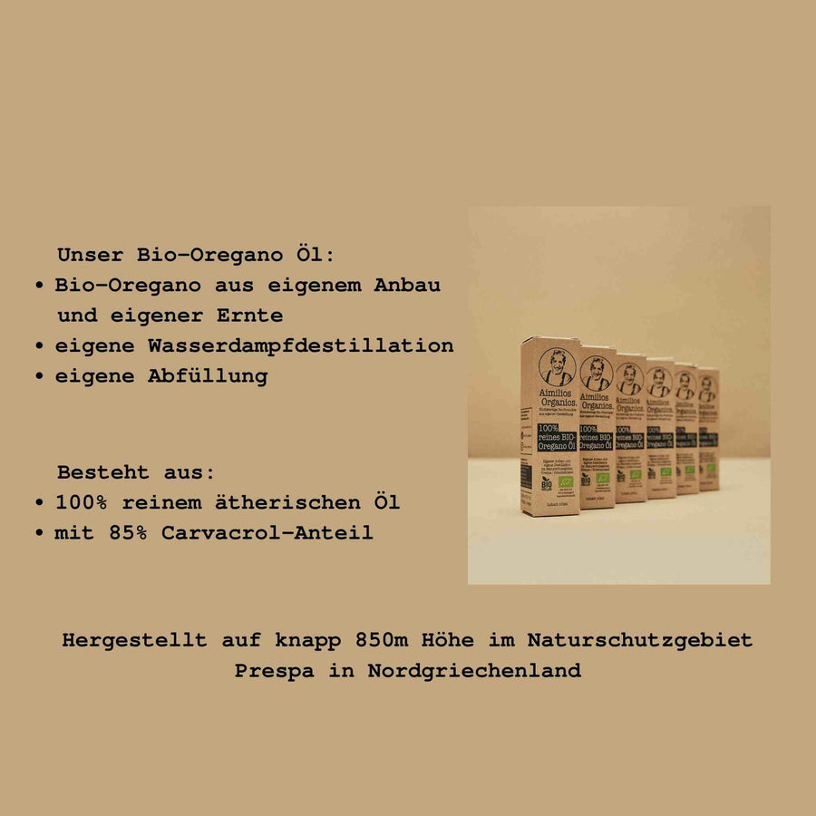 Aimilios Organics Bio Oregano Öl Produktbild