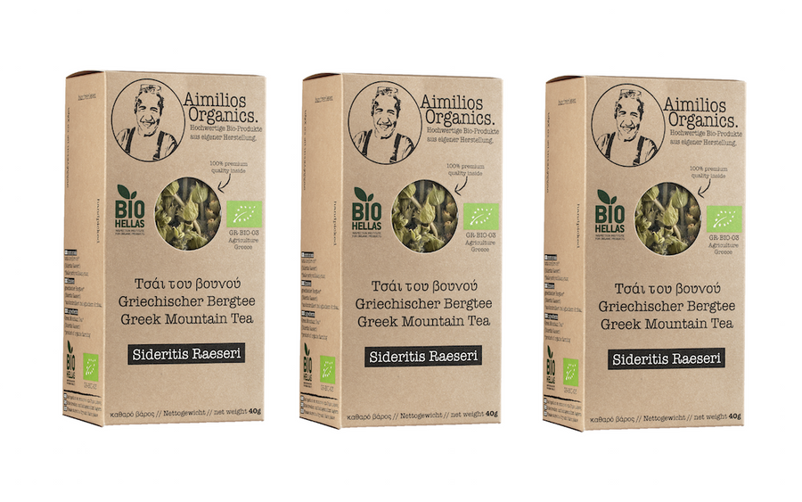 Aimilios Organics Bio Bergtee im 3er Pack